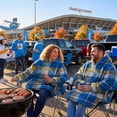 thumbnail image 6 of Pegasus Sports Los Angeles Chargers Wearable Sherpa Throw, 6 of 7