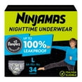 thumbnail image 1 of Ninjamas Nighttime Bedwetting Underwear for Boys, Sizes Small - Extra Large, 1 of 11