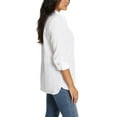 thumbnail image 2 of Nine West Women's Long Sleeve Double Gauze Button Up, 2 of 7