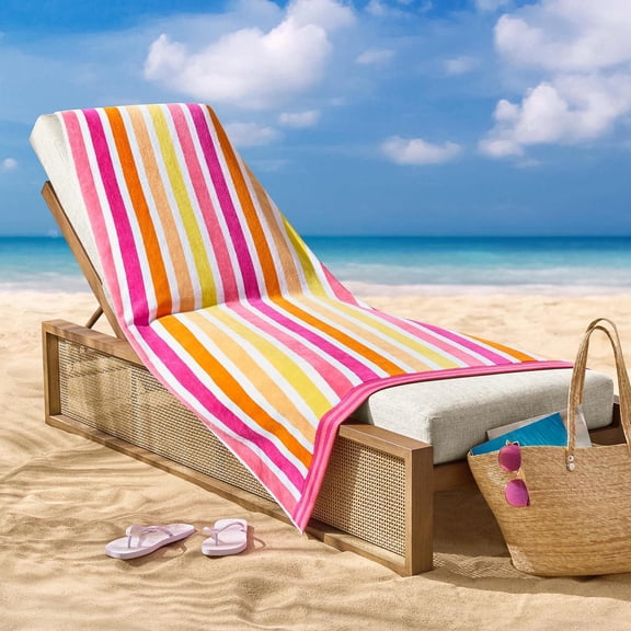 Member's Mark 2-Pack Oversized Beach Towel, 40" x 72"