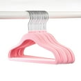 thumbnail image 2 of Member's Mark Heavy Duty Kids Velvet Hangers, Assorted Colors - 30 Pack, 2 of 6
