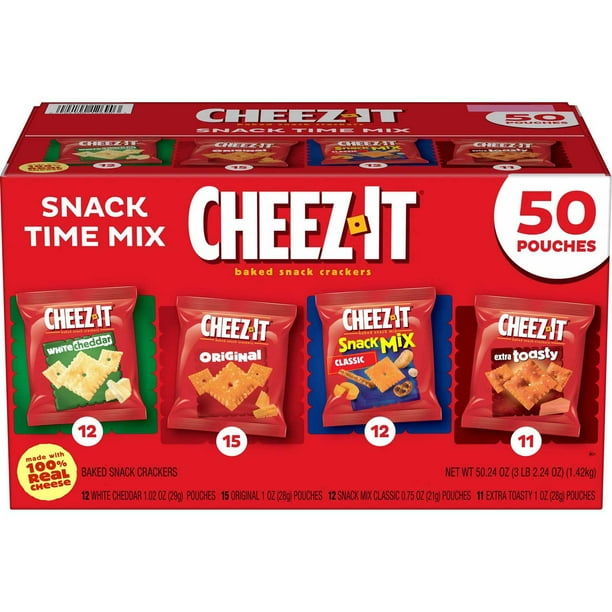 Cheez-It Snack Time Mix Variety Pack, 1 oz., 50 pk. - Samsclub.com