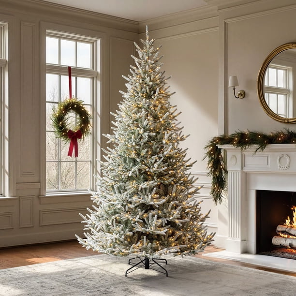 Member's Mark 9' Pre-Lit Snowy Georgia Christmas Tree - Samsclub.com