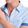 thumbnail image 6 of Nick Graham Men's Performance Short Sleeve Woven Sport Shirt, 6 of 9