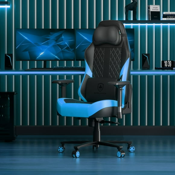 GTPLAYER Master Series Faux Leather Ergonomic Gaming Chair with Massage, Assorted Colors