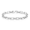 thumbnail image 2 of Spartan Lab White Sapphire Necklace Bracelet Set Stainless Steel, 2 of 5