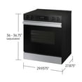 thumbnail image 4 of Samsung Bespoke 6.3 cu. ft. Slide-In Electric Range w/ Safety Knobs, 4 of 12