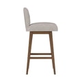 thumbnail image 8 of HH2 Home Upholstered Key Back Wood Adjustable Height Swivel Bar Stool, 8 of 19
