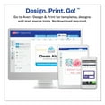 thumbnail image 5 of Avery Clip-Style Name Badge Holder with Laser/Inkjet Insert, Top Load, 4 x 3, White, 100/Box, 5 of 7