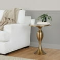 thumbnail image 2 of Belle & June Halo 24" Metal Accent Table, 2 of 5