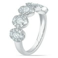 thumbnail image 3 of 1.00 CT. T.W. Round Cut 5 Stone Halo Diamond Ring in 14K Gold, 3 of 5