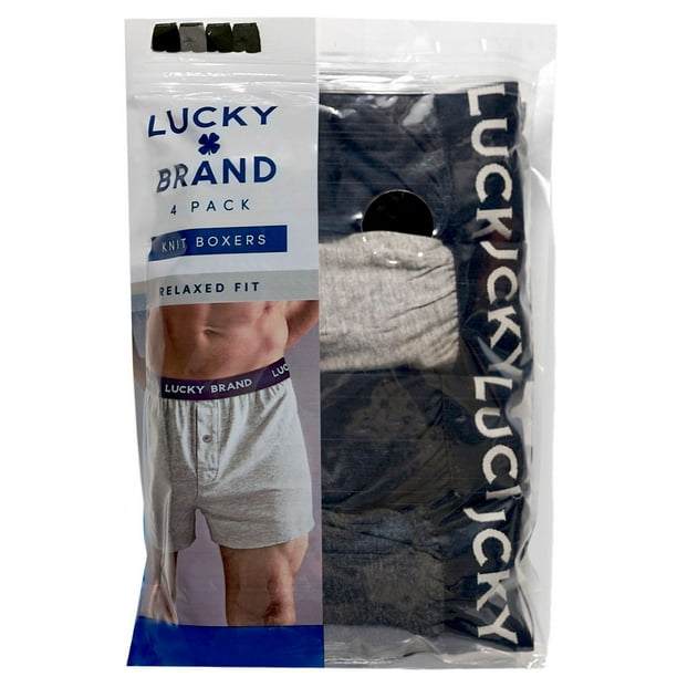 Lucky Brand Men's 4-Pack Knit Boxer - Samsclub.com