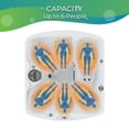 thumbnail image 4 of Lifesmart Leganza 6-Person 90-Jet Spa with Lounge Seating, 4 of 10