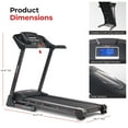thumbnail image 2 of Sunny Health & Fitness Premium Smart Treadmill with Auto Incline, 2 of 7