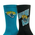 thumbnail image 3 of Jacksonville Jaguars Adult 2-Pack Crew Socks, 3 of 3