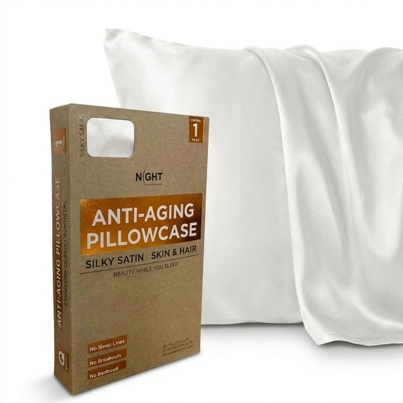 NIGHT Anti-Aging Satin Pillowcase, Choose Color