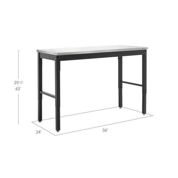 NewAge Products Pro Series Adjustable Height Workbench, 56