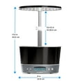 thumbnail image 2 of AeroGarden Harvest Elite 360 with Seed Starting System & Gourmet Herbs Seed Pod Kit, Platinum Stainless, 2 of 5