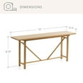 thumbnail image 5 of details by Becki Owens Fern Natural Wood Sofa Table, 5 of 10