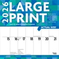 thumbnail image 1 of Large Print Matte Paper 2026 Plastic-Free Calendar, 1 of 9