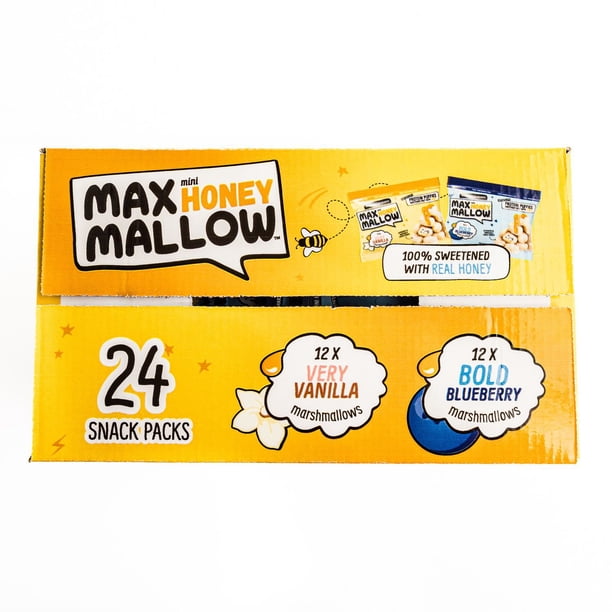 Max Mallow, Mini Honey Protein Marshmallows, Variety Pack, 0.49 oz