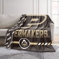 thumbnail image 2 of Logo Brands Purdue Boilermakers 60"x70" Super Plush Blanket, 2 of 7
