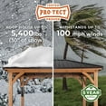 thumbnail image 5 of Backyard Discovery Barrington Cedar Gazebo with Powerport, Choose Size, 5 of 10