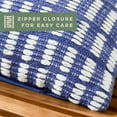 thumbnail image 5 of Town & Country Terra Alara Textured Geo Stripe Decorative Pillow, 5 of 8