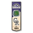thumbnail image 1 of YouTheFan MLB  6"x19" 3D Stadium View Banner, Assorted Teams, 1 of 6