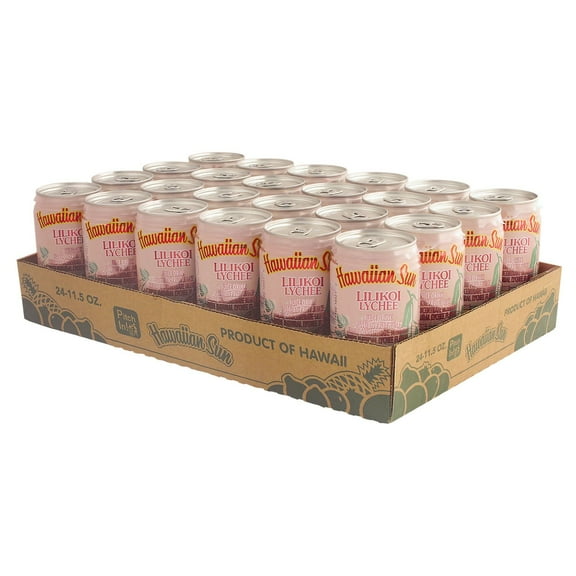 Hawaiian Sun Lilikoi Lychee Juice Drink, 11.5 oz., 24 pk.