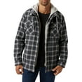 thumbnail image 1 of Lee Men's Sherpa Bonded Flannel Shacket, 1 of 9