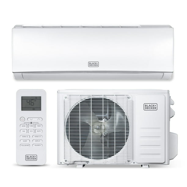 BLACK+DECKER 11,500 BTU Split Air Conditioner with Heat, 230V
