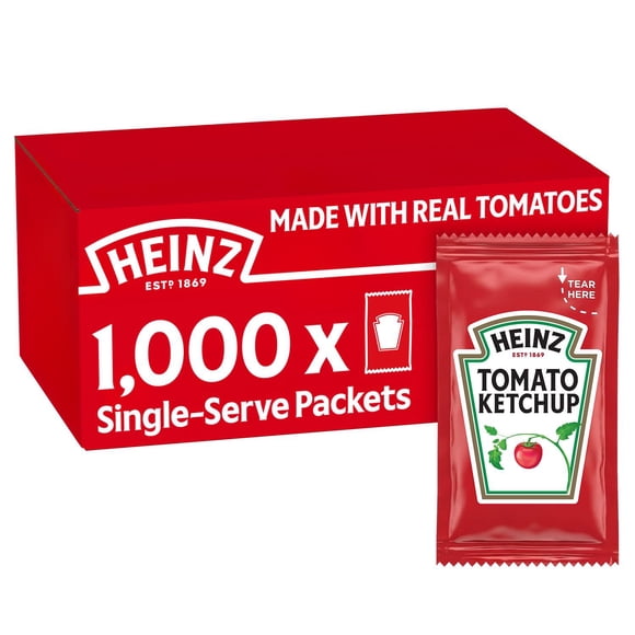 Heinz Tomato Ketchup Single-Serve Packets, 1000 ct.