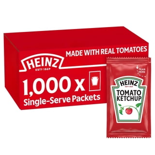 Heinz Tomato Ketchup Single-Serve Packets, 1000 ct.