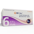 thumbnail image 1 of BD Veo Insulin Syringes With BD Ultra-Fine 6mm Needle (100 ct.), 1 of 2