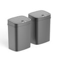 thumbnail image 2 of Nine Stars 3.2-Gallon Motion Sensor Trash Can, Assorted Colors 2-Pack, 2 of 4