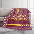 thumbnail image 2 of Logo Brands Central State Marauders 60"x70" Super Plush Blanket, 2 of 7