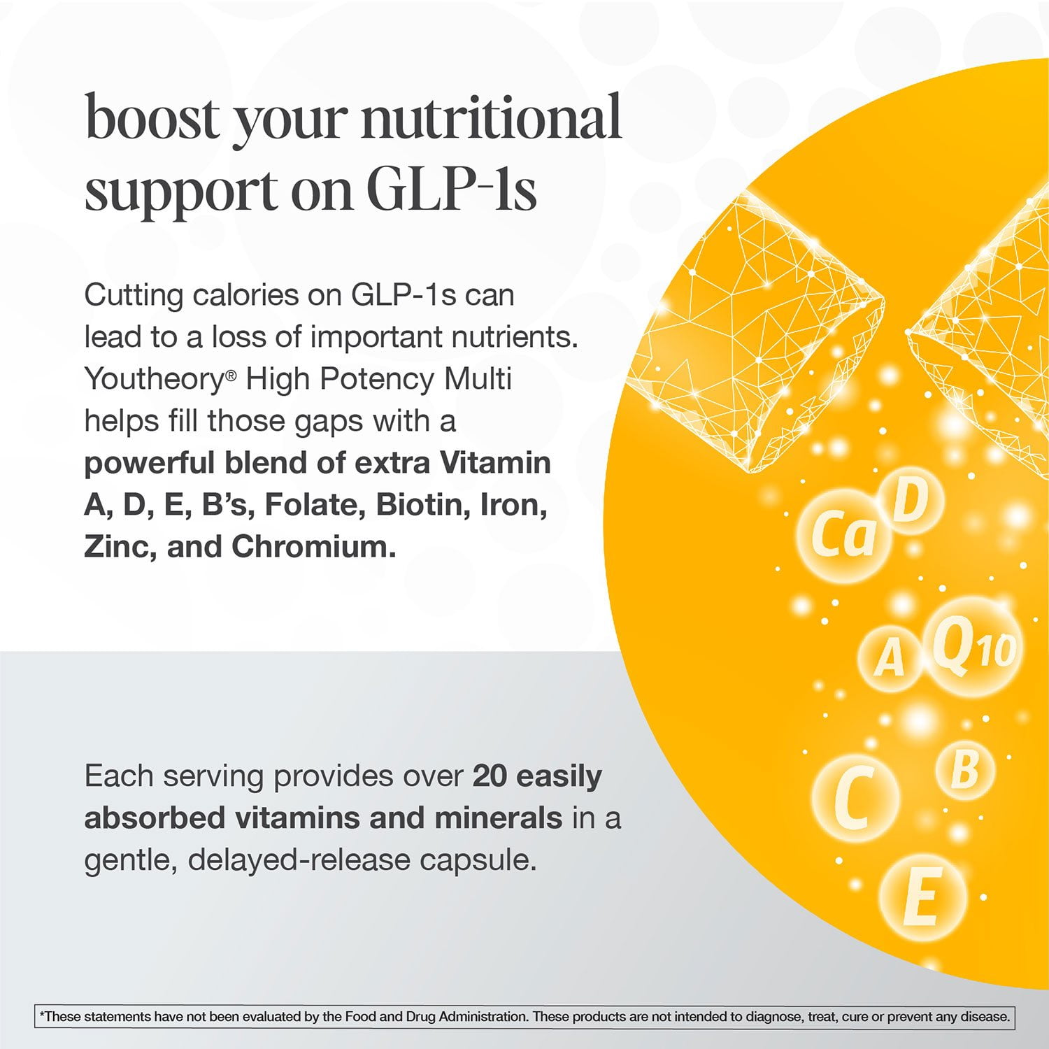 youtheory glp 1 support high potency multi Youtheory Dr. Formulated High Potency Multi GLP-1 Support 200 Caps. Exp:05/2026