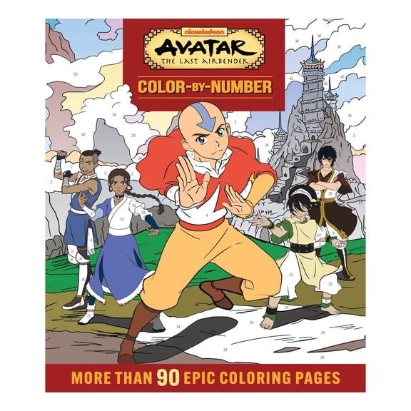 Avatar The Last Airbender Color-By-Number by Thunder Bay Press, Flexibound