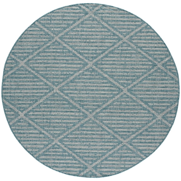 Safavieh Resort Indoor/Outdoor Round Rug Collection, 6' 7"