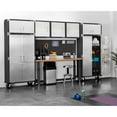 thumbnail image 15 of Seville Classics UltraHD 8-Piece Steel Garage Cabinet Storage Set With Height Adjustable Workbench, 12 Feet Wide Assorted Colors, 15 of 17