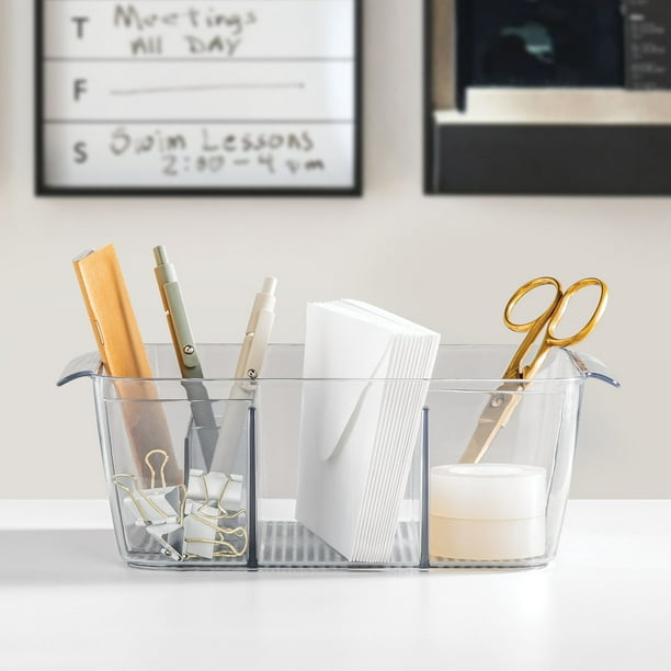 iDesign Divided Cosmetic Bin, 10.4