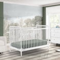 thumbnail image 7 of Delta Children Sawyer 5-Piece Nursery Furniture Set - 4-in-1 Convertible Crib, Dresser, Crib Mattress, Changing Pad & Mattress Protector, White, 7 of 11