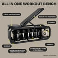 thumbnail image 2 of Centr Fusion Workout Bench with Dumbbell Storage and Wheels, 2 of 11