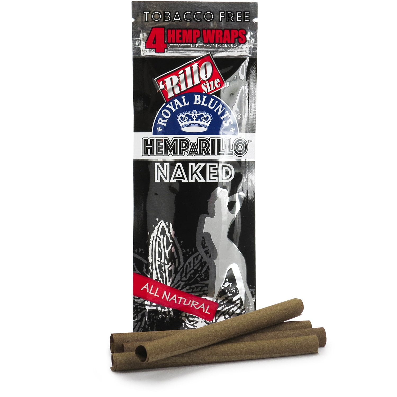 tobacco-free blunt wraps near me Royal Blunts HempaRillo Hemp Wraps Naked 4 ct., 15 pk