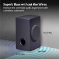 thumbnail image 4 of LG 2.1 Channel Sound Bar and Wireless Subwoofer, 4 of 14
