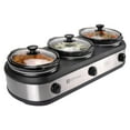 thumbnail image 2 of TRU Triple Slow Cooker Buffet Server Set (Assorted Colors), 2 of 4