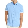 thumbnail image 4 of Nick Graham Men's Performance Short Sleeve Woven Sport Shirt, 4 of 9