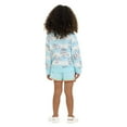 thumbnail image 4 of Character Toddler Girls Sweatshirt and Short Set, 4 of 15