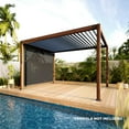 thumbnail image 1 of Mirador Aluminum Pull Down Privacy Screen for Pergola, Choose Size, 1 of 5